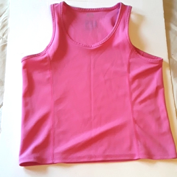 Pink Raspberry Exercise Muscle Tank Top Small - Picture 2 of 3